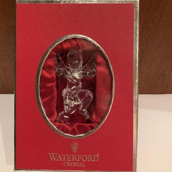 Waterford Crystal 2004 Angel With Enhancer Ornament NIB - Picture 5 of 12